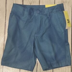 NWT Target All In Motion Boys Blue Dotted Golf Shorts Size 6